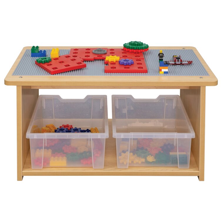 Tot Mate Interactive Toddler Play Center Storage Lego Table